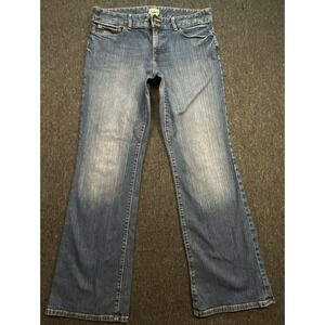 Gap Essential Bootcut Western Cowgirl Stretch Blue Jeans Women's 14/32r Denim